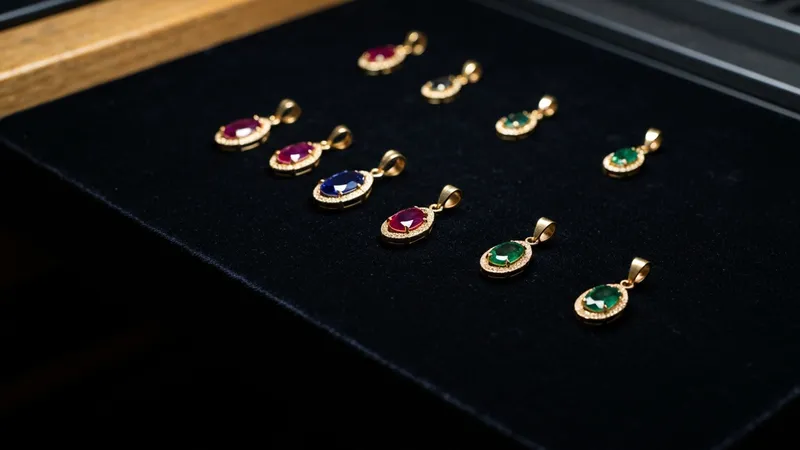 Création sur mesure d'un pendentif en pierre précieuse